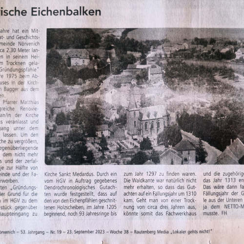 Historische Eichenbalken